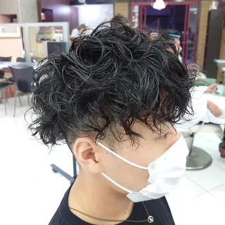 ショート パーマ メンズ 🐺デザインウルフ / 一ノ瀬 凌🐺のヘアスタイル