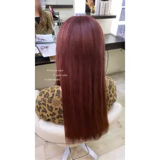 ロング カラー 艶カラー/縮毛矯正 /豊川/ユキのヘアスタイル