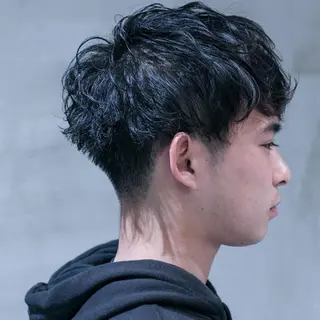 ショート パーマ ill副店長 立和田純也のヘアスタイル