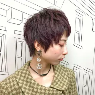 ショート カラー レイヤー⭐️カラー ⭐️平川雅史のヘアスタイル
