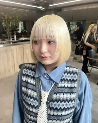 カラー 佐伯 和佳のヘアスタイル