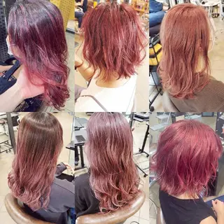 カラー Luisハイライト　 喜連瓜破、髪質改善のヘアスタイル