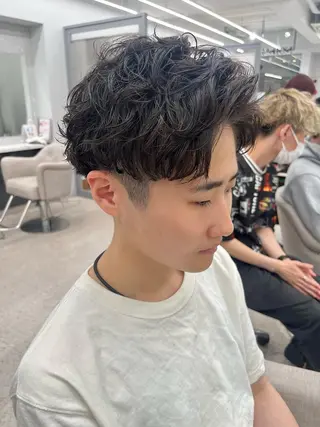 パーマ メンズ 🍐シャドウパーマ メンズ特化/守岡🍐のヘアスタイル