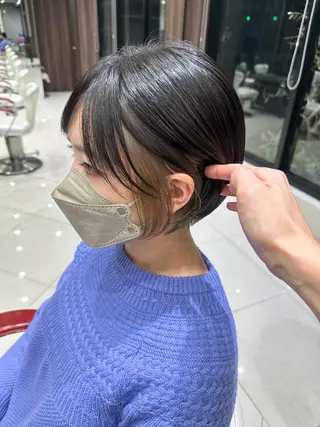 ショート カラー 古畑 佑悟のヘアスタイル