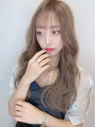 ロング カラー 個室サロンLOUIMADNA栄店所属・髪質改善美容師 個室サロン白金厚哉のヘアスタイル
