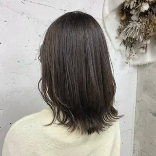 ミディアム カラー Noele hair atelier(ノエルヘアアトリエ)所属・北上ゆい/個性派/ ナチュラルアレンジのヘアスタイル