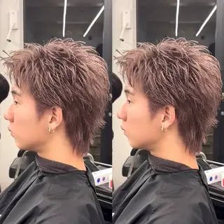 ショート カラー メンズ 渋谷✨メンズ特価✨ 泉　龍之介のヘアスタイル