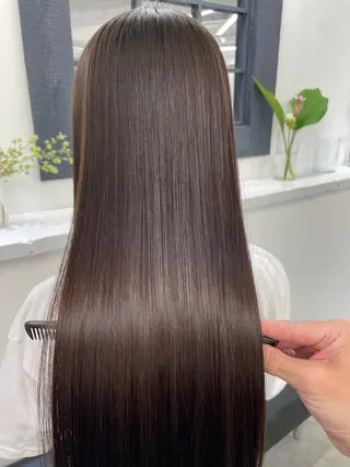 セミロング カラー ヘアアレンジ 髪質改善カラー ショートボブ専門のヘアスタイル