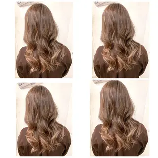 ロング カラー 京都大人女性ショート 徒歩1分/秋山のヘアスタイル