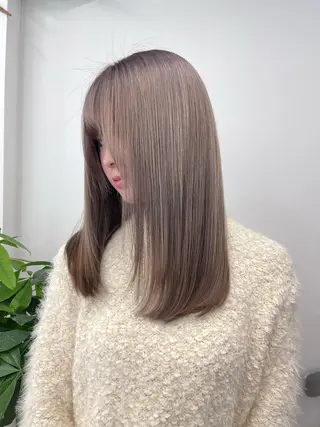 ロング カラー パーマ ヘアアレンジ メンズ キッズ ネイル マツエク・マツパ アイブロウ 韓国×髪質改善💊 似合わせ/武田涼のヘアスタイル