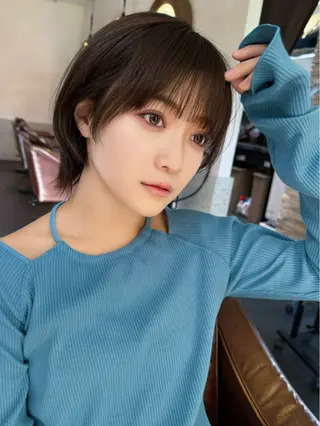 ショート 撮影カットモデル募集 前髪、顔周り/徳永のヘアスタイル