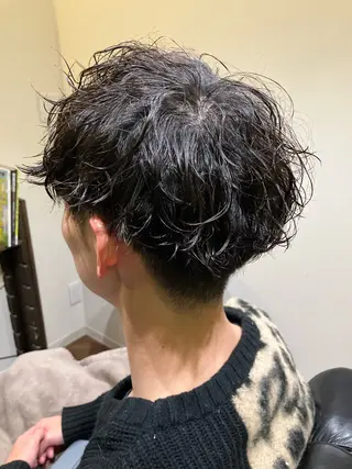 ショート メンズ メンズ/ケアパーマ /hayashiのヘアスタイル