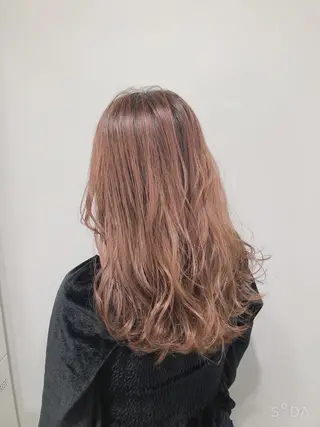 セミロング カラー 透明感カラー🤍 Kaitoのヘアスタイル