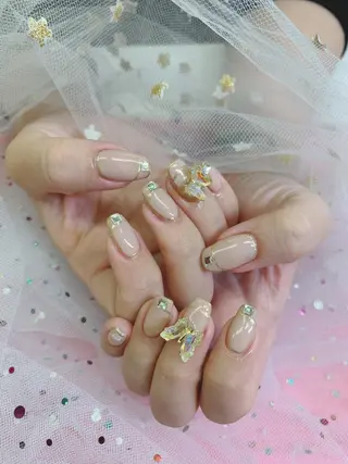 ネイル 🦋ネイルサロン ブラン🌈ゆりのネイルデザイン