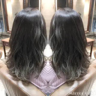 ロング カラー 北條 優輝のヘアスタイル