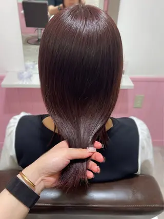 ミディアム カラー 🎀ミルクティー/暖 色×レイヤー/マリアのヘアスタイル