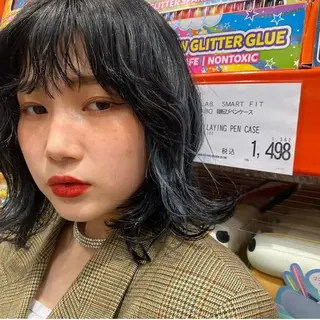 カラー ミカ/名駅/レイヤー /ブリーチなしカラーのヘアスタイル