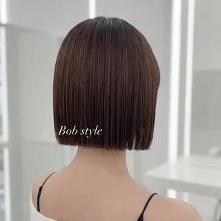 ショート カラー ボブ/前髪/顔周り COAGINZAコモのヘアスタイル