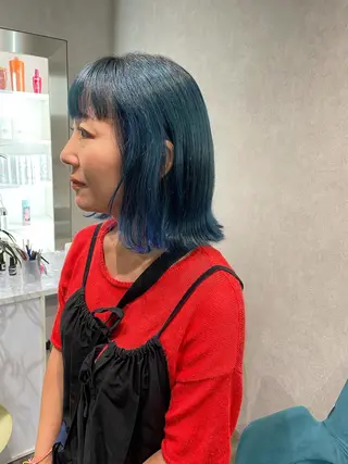 ミディアム カラー ナチュラル透明感🌱 小山美樹子のヘアスタイル