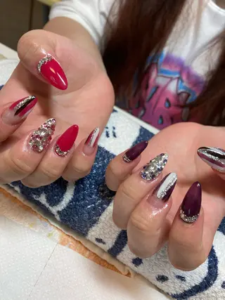 ネイル rukianail 新里のネイルデザイン