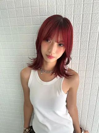 セミロング 透明感カラー💙 髪質改善✨タイガ✨のヘアスタイル