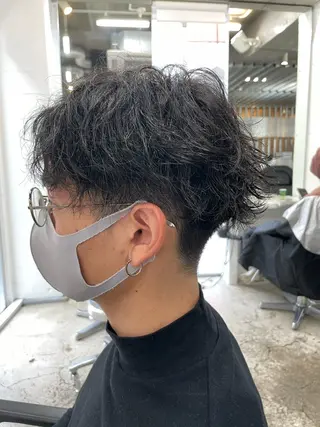 パーマ 【メンズパーマ】比嘉 啓人のヘアスタイル