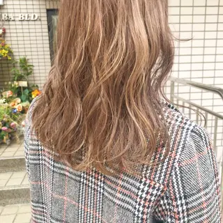 セミロング カラー ヘアアレンジ レイヤーカット指名 No.1💖マユカのヘアスタイル