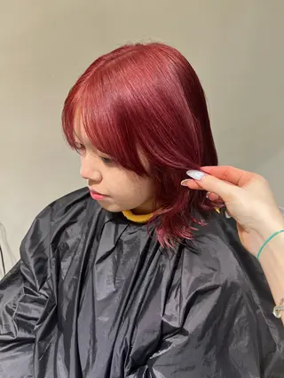 カラー ayaka🫧 梅田ダブルカラーのヘアスタイル