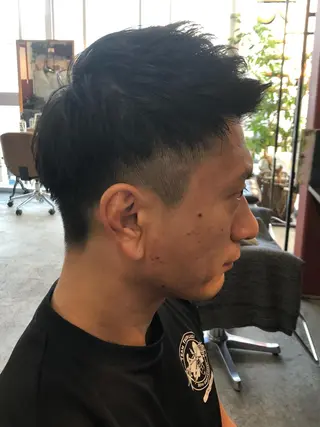 メンズ パーソナルカラー 藤本夢のヘアスタイル