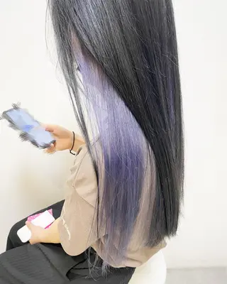 ロング デザイン🥇複雑履歴 ハイトーン特化のヘアスタイル