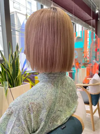 ミディアム ボブ/レイヤー 🌟梅田盛一🌟のヘアスタイル