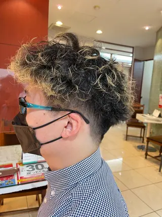 メンズ 福田 秀好のヘアスタイル