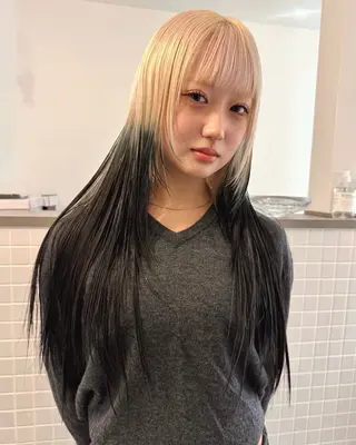 ロング カラー デザイン/レイヤー Kaito🐩/栄のヘアスタイル