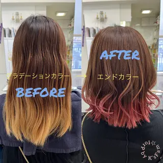 ミディアム archange 大井川のヘアスタイル