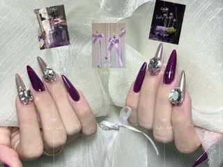 ロング July.nail ジュライ　ネイルのネイルデザイン
