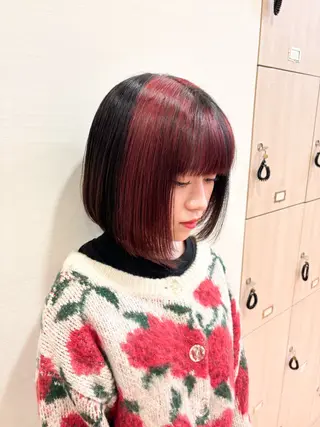 ミディアム カラー 【PDfino大通】 サクラ.のヘアスタイル