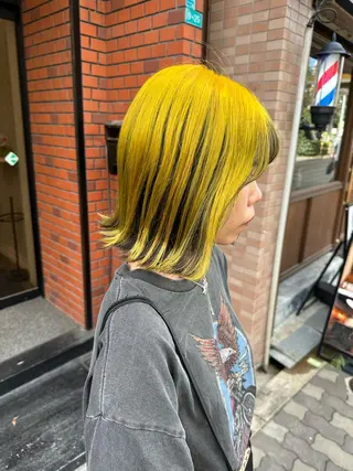 ミディアム カラー 艶髪レイヤー上田 紗也🇰🇷💗のヘアスタイル