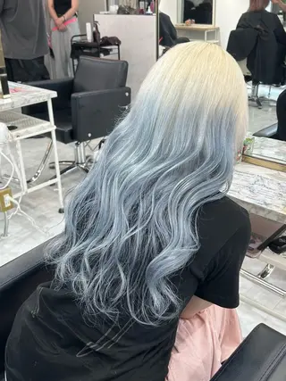 ロング カラー 🥀YUIHA🥀 テザインカラー♥のヘアスタイル