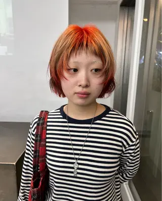 ショート ハイトーン🫀 デザイン🪐yumeのヘアスタイル