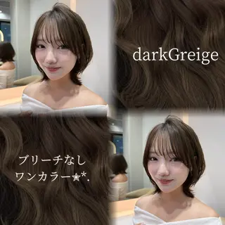 ショート 大宮/透明感カラー& 美髪矯正🎀ゆづきのヘアスタイル