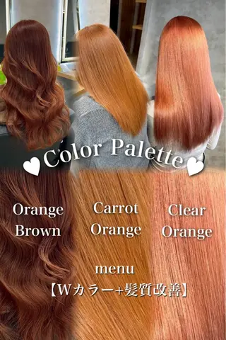 ロング カラー ヘアアレンジ ダメージレスカラー 🩵HIYO🩵のヘアスタイル