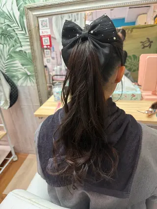 ロング ヘアアレンジ ALOHA所属・川本 葵のヘアスタイル