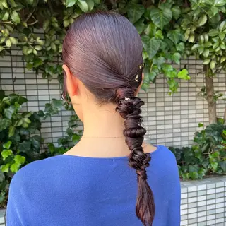 セミロング ヘアアレンジ IMARI /のヘアスタイル