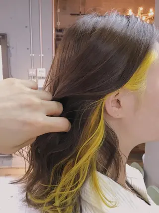 ロング カラー パーマ 代表 中島貴志のヘアスタイル