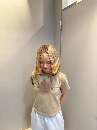 ミディアム 北尾 斗唯のヘアスタイル