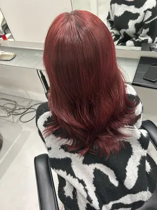 ミディアム 急募/ブリーチモデル /🦋/まゆのヘアスタイル