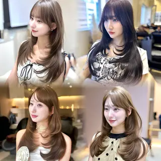 セミロング レイヤー/韓国❣️ 髪質改善/e_kiのヘアスタイル