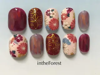 ネイル in the Forest所属・コガ アオイのネイルデザイン