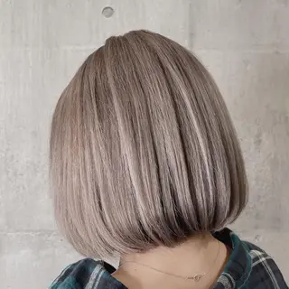 セミロング to youハイライトのヘアスタイル