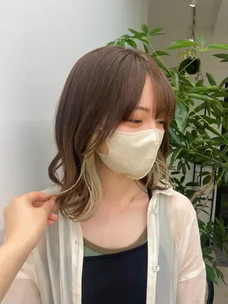 ミディアム カラー noa/ 渋谷のヘアスタイル